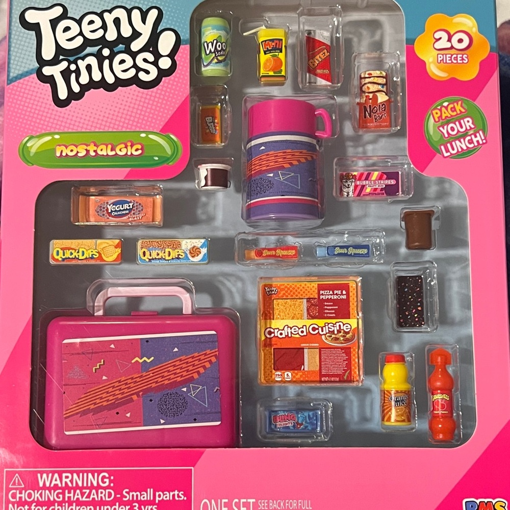 Nostalgic Lunch Playset - Pink and Blue